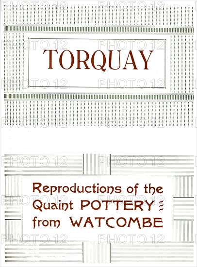 'Torquay - Reproductions of the Quaint Pottery from Watcombe', 1919. Artist: Unknown.