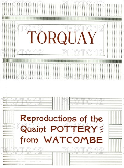 'Torquay - Reproductions of the Quaint Pottery from Watcombe', 1919. Artist: Unknown.
