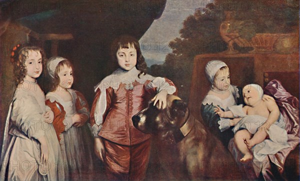 'Five Eldest Children of Charles I', 1637, (1903). Artist: Anthony van Dyck.