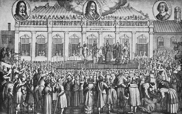 'Execution of Charles I.', c1649, (1903). Artist: Sebastian Furck.