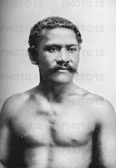 A Samoan chief, Vraila, 1902. Artist: Unknown.