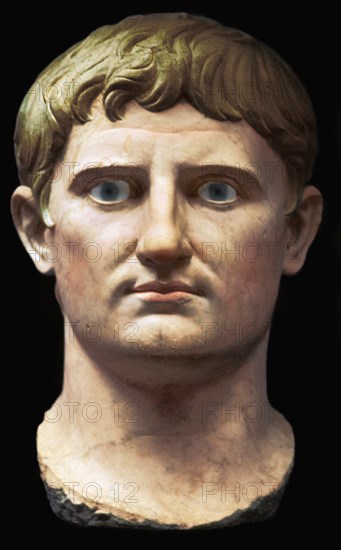 Bust of the Roman Emperor Augustus, 1st century BC. Artist: Unknown.