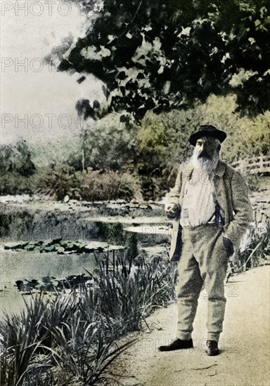 'Claude Monet, Giverny', 1905. Artist: Jacques-Ernest Bulloz.