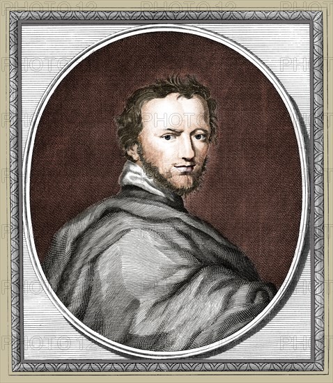 Ben Jonson, English dramatist, poet and actor, (1785). Artist: Goldar.