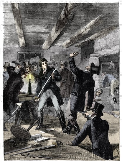 The arrest of the Cato Street conspirators, 1820 (c1895). Artist: Unknown.