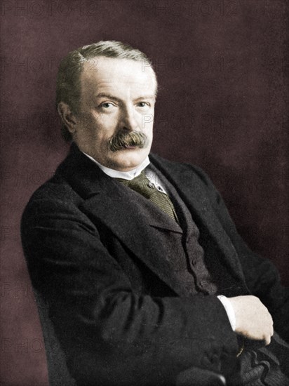 David Lloyd George, British politician, c1920. Artist: Haines.