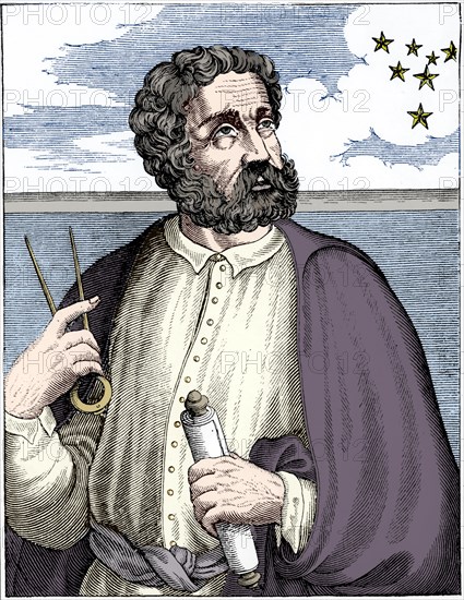 Fernand Magellan (c1480-c1521), Portugese navigator.  Artist: Unknown.