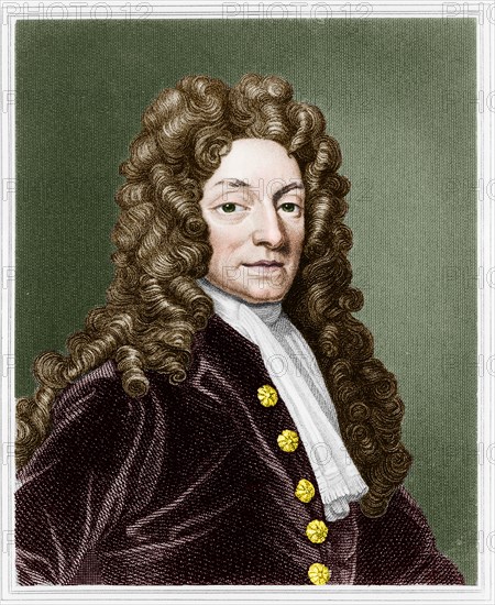 Sir Christopher Wren, English architect, c1680. Artist: Unknown.