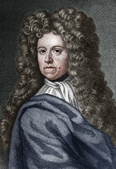 Daniel Defoe, English writer, journalist and spy, (19th century). Artist: Unknown.