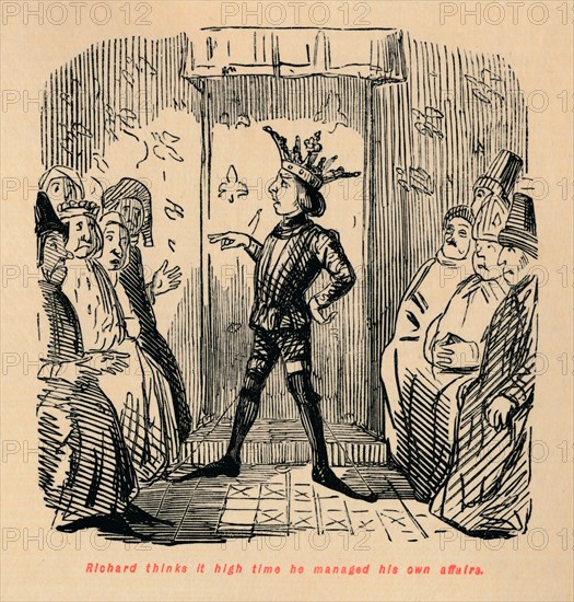 'Richard thinks it high time he managed his own affairs', c1860, (c1860). Artist: John Leech.