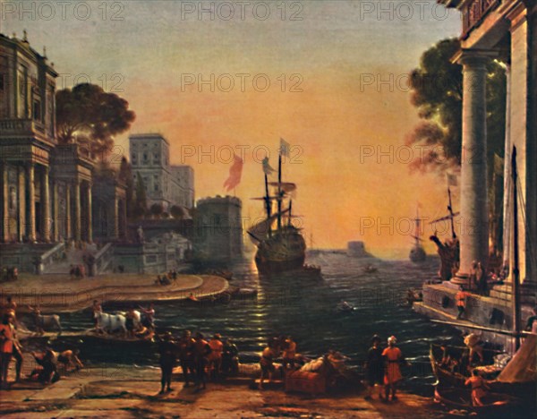 'A Seaport (Vue d'un Port de Mer: Effet de Brume)', 17th century, (1911). Artist: Claude Lorrain.