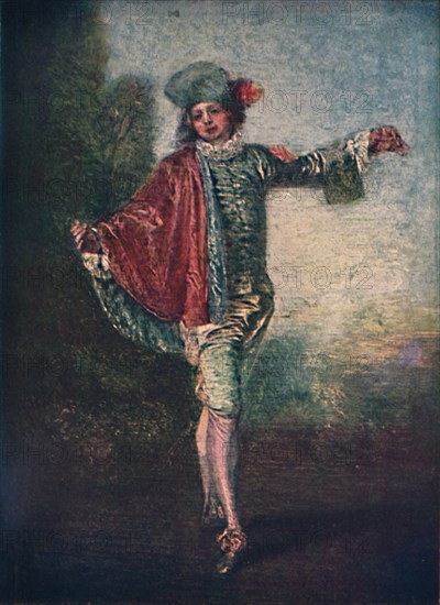 'L'Indifferent', c1717, (1911). Artist: Jean-Antoine Watteau.