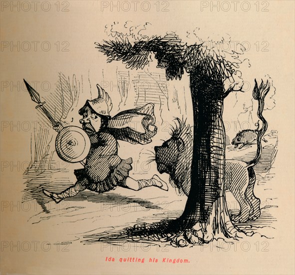 'Ida quitting his Kingdom', c1860, (c1860).  Artist: John Leech.