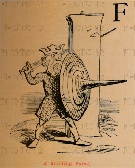 'A Striking Point', c1860, (c1860). Artist: John Leech.