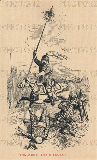 Flee, English! Dead is Edmond!', c1860, (c1860). Artist: John Leech.