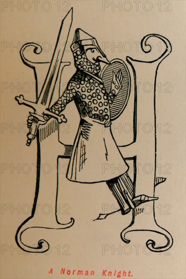 'A Norman Knight', c1860, (c1860). Artist: John Leech.