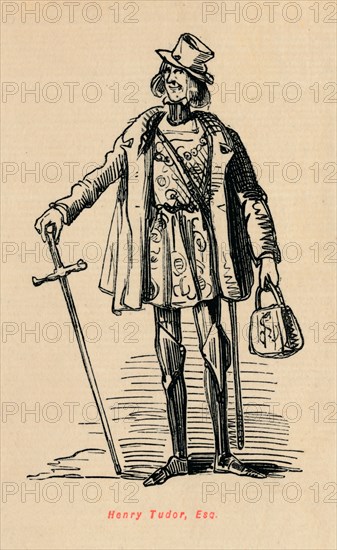 'Henry Tudor, Esq.', . Artist: John Leech.