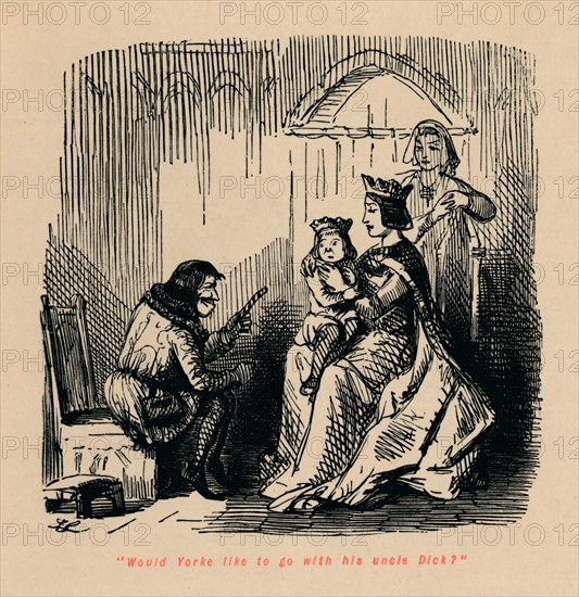 'Would Yorke like to go with his uncle Dick?', . Artist: John Leech.