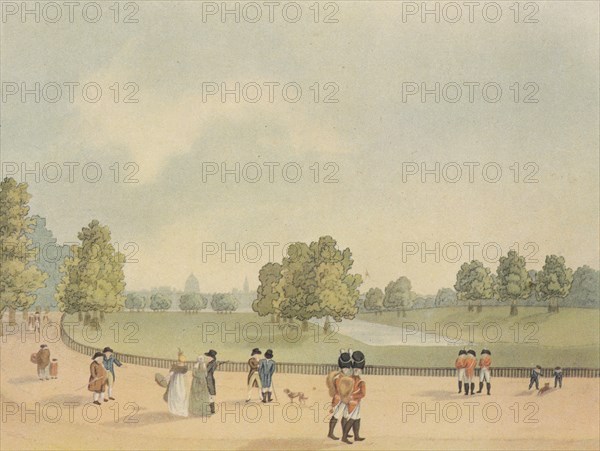 St James's Park, Westminster, London, 1809.                                     Artist: Heinrich Schutz.