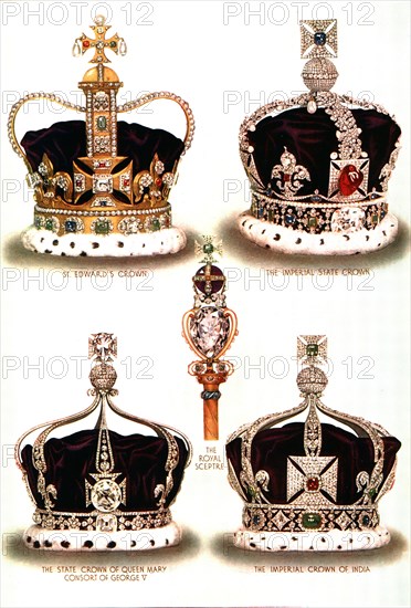 Symbols of Imperial Majesty, c1935. Creator: George John Younghusband.