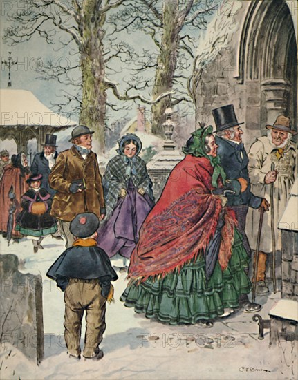 'From 'Christmas'. Alexander Smith's Essays 'Dreamthorp,' 1862, (1923). Artist: Charles Edmund Brock.