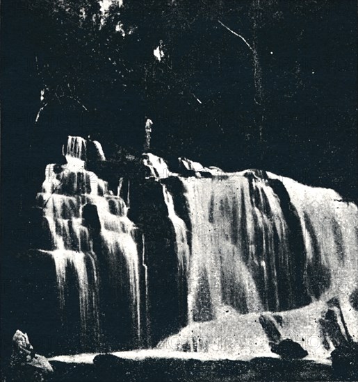 'Cachoeira no Rio Dourado (Lencoes)', 1895. Artist: Axel Frick.