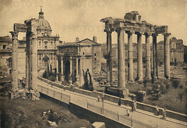 'Roma - Roman Forum', 1910. Artist: Unknown.