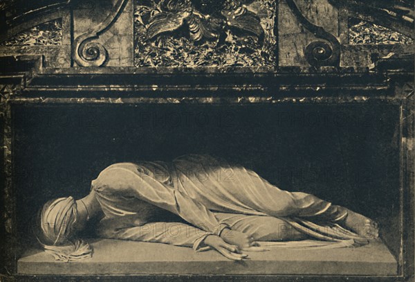 'Roma - Basilica of St. Caecilia. - Statue of the Saint by Maderno', 1910. Artist: Carlo Maderno.