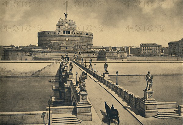 'Roma - Bridge and Castle of St. Angelo', 1910. Artist: Unknown.