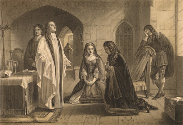 'Lord William Russell Receiving the Sacrament', 1886. Artist: Robert Anderson.