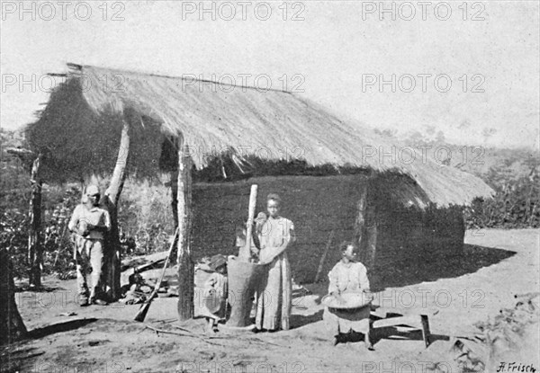 'Rancho de Negro', 1895. Artist: Paulo Sack.