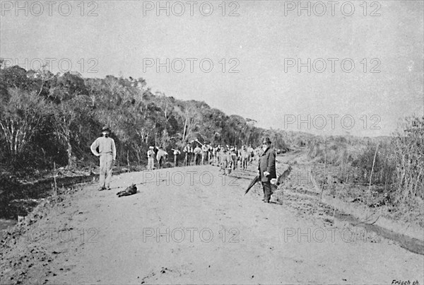 'Construccao de um Estrada de Rodagem (S. Bernardo)', 1895. Artist: Axel Frick.