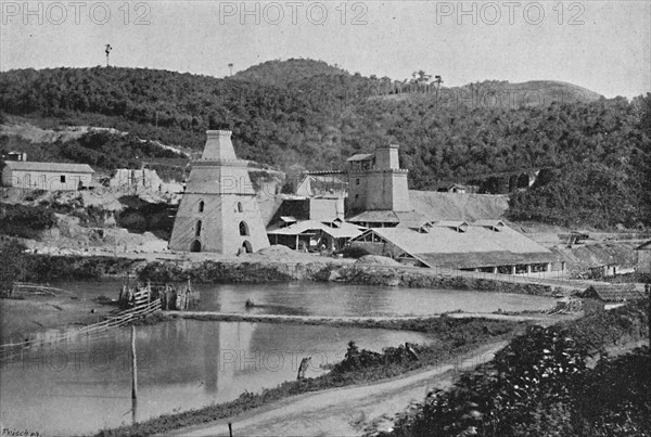 'Os Fornos de Calieras', (Lime kilns), 1895. Artist: Paulo Kowalsky.