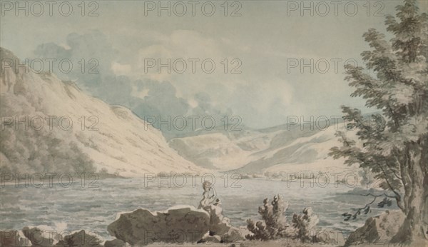 'Hawes Water, Westmorland', c1790, (1935). Artist: Edward Dayes.