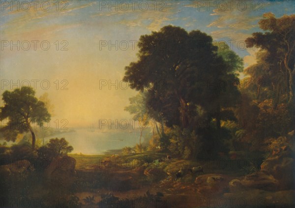 'Carnarvon Castle', c1815-1819, (1935). Artist: Anthony Vandyke Copley Fielding.