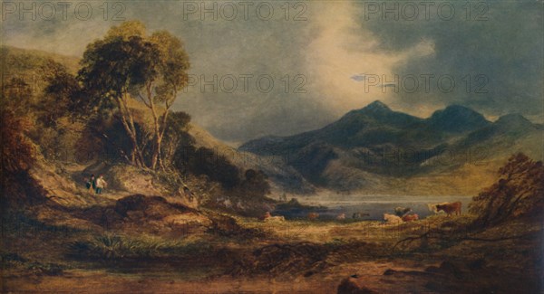 'Snowdon over the Head of Traeth Mawr', 1853, (1935). Artist: Anthony Vandyke Copley Fielding.