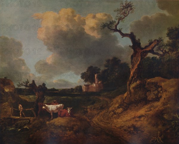 'Elmsett Church, West Suffolk', 18th century, (1935). Artist: Thomas Gainsborough.