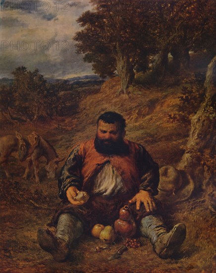 'Sancho Panza', 1859, (1935). Artist: Sir John Gilbert.