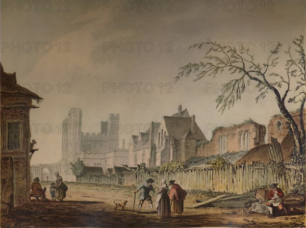 'St. Augustine's Gate, Canterbury', 18th century, (1935). Artist: Samuel Hieronymus Grimm.