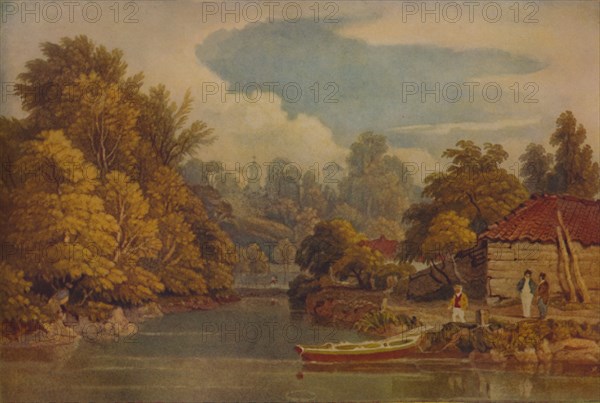 'Riverside', 19th century, (1935). Artist: William Havell.