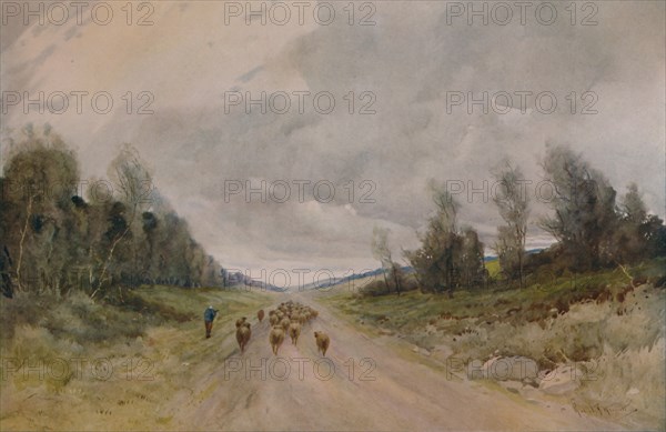 'On a Northumberland Road', 20th century, (1935). Artist: Robert J Hewitt.