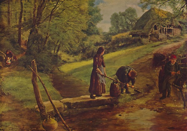 'A Devonshire Stream', 1864, (1935). Artist: James Clarke Hook.