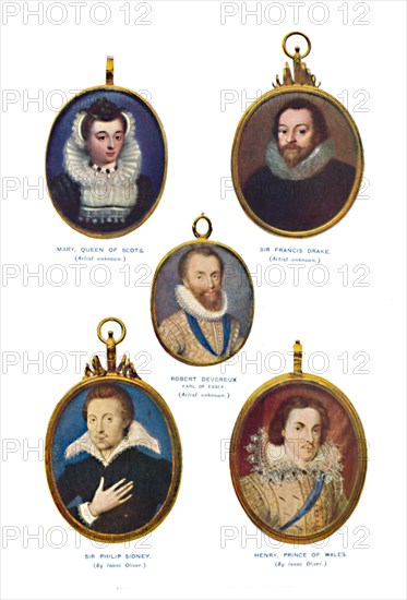 'Miniatures of the Elizabethan Period (Victoria and Albert Museum.)', c1580-1610, (1903). Artist: Unknown.