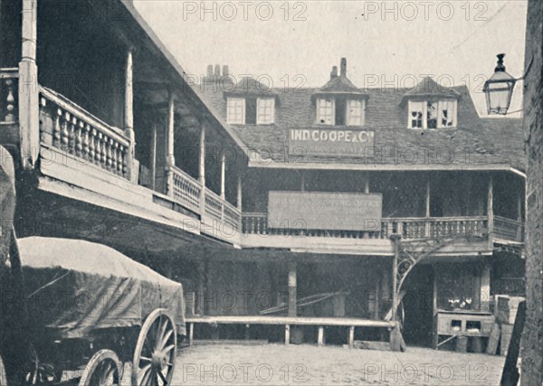 'The Tabard Inn, Southwark', c1873, (1903). Artist: Alfred Newton & Sons.