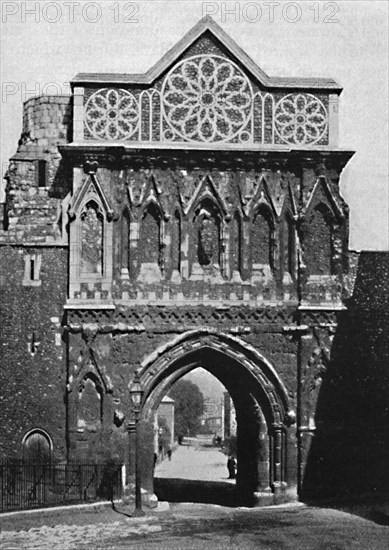 'The Ethelbert Gate, Norwich', 1892, (1903). Artist: Unknown.