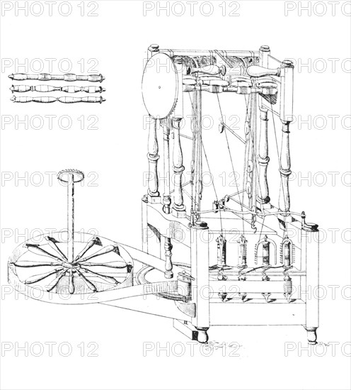 'Arkwright's Spinning Jenny, 1769', 1769, (1904). Artist: Unknown.