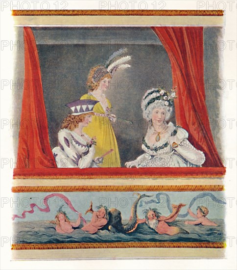 'Ladies In Evening Dress', 1796, (1904). Artist: Unknown.