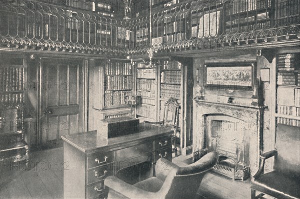 'Sir Walter Scott's Study, Abbotsford', 1904. Artist: George Washington Wilson.