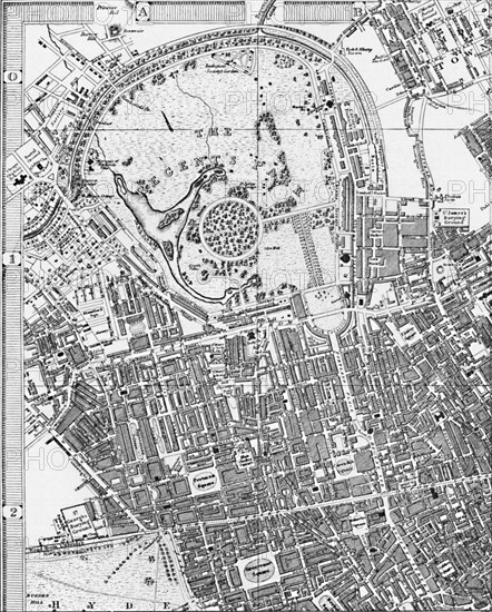 'West London in 1832', 1832, (1904). Artist: Unknown.