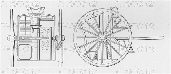 'Specification Drawings for Hansom's Cab, 1834', 1834, (1904). Artists: Joseph Hansom, Unknown.